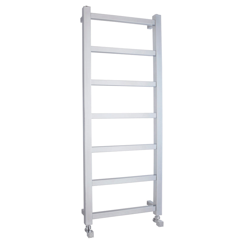 Nuie Eton Chrome 1200 x 450mm horizontal heated towel rail