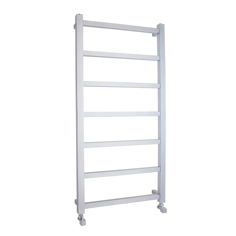 Nuie Eton Chrome 1200 x 600mm horizontal heated towel rail