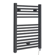 Nuie Eton Anthracite 690 x 500mm vertical electric heated towel rail