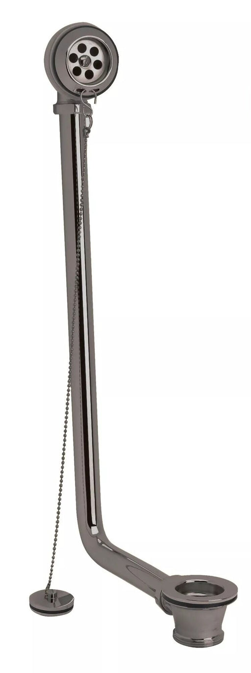 Nuie Exposed Retainer Bath Waste in Brushed Pewter (EA781)
