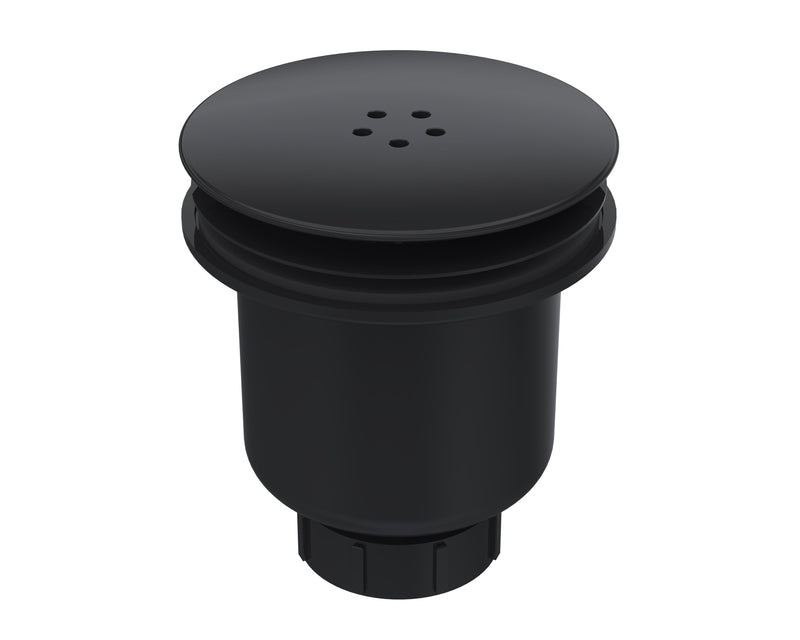 Nuie Fast Flow Shower Tray Waste in Matt Black (SWB002)