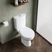 Nuie Fay rimless close coupled toilet lifestyle view