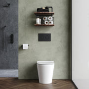 Nuie Fenton rimless back to wall toilet pan in a contemporary bathroom