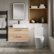 Nuie Fenton rimless close coupled toilet lifestyle view