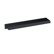 Nuie Finger Pull Furniture Handles (All Sizes) in 150mm Black (H224)