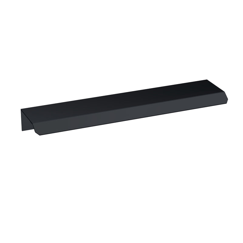 Nuie Finger Pull Furniture Handles (All Sizes) in 150mm Black (H224)