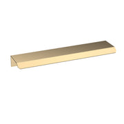 Nuie Finger Pull Furniture Handles (All Sizes) in 150mm Brushed Brass (H324)