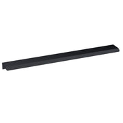 Nuie Finger Pull Furniture Handles (All Sizes) in 300mm Black (H225)