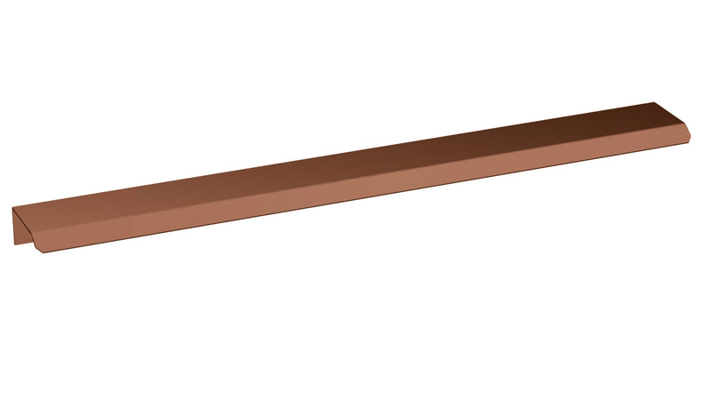 Nuie Finger Pull Furniture Handles (All Sizes) in 300mm Brushed Bronze (H1525)