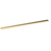 Nuie Finger Pull Furniture Handles (All Sizes) in 500mm Brushed Brass (H326)