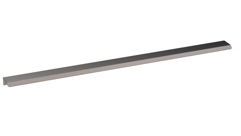 Nuie Finger Pull Furniture Handles (All Sizes) in 500mm Brushed Pewter (H726)