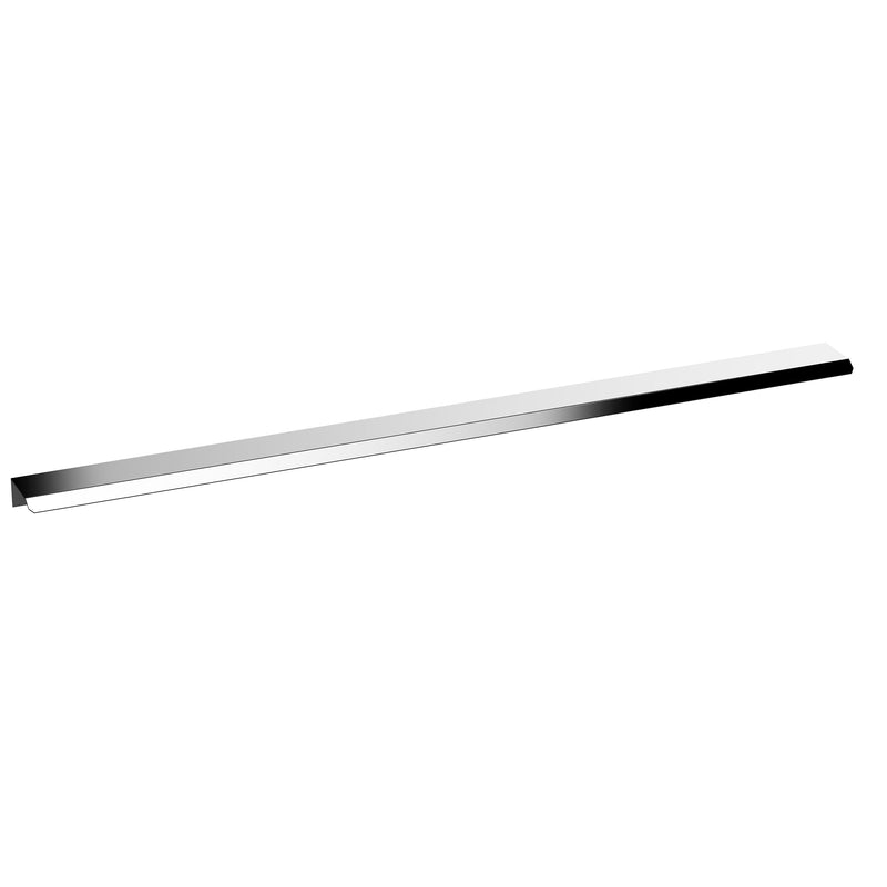 Nuie Finger Pull Furniture Handles (All Sizes) in 500mm Chrome (H126)