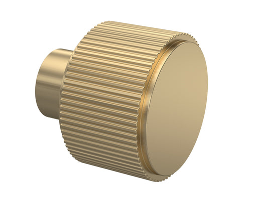 Nuie Fluted Furniture Knob in Brushed Brass (H317)