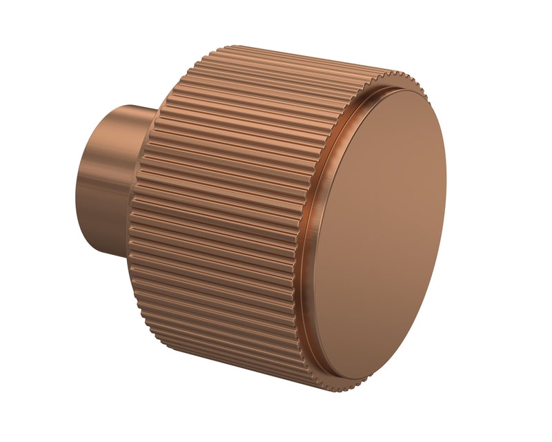 Nuie Fluted Furniture Knob in Brushed Bronze (H1517)