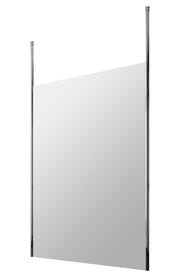 Nuie Framed Wetroom Screen with Ceiling Posts 1950mm (All Sizes) in 1400mm Chrome (NWCP14)