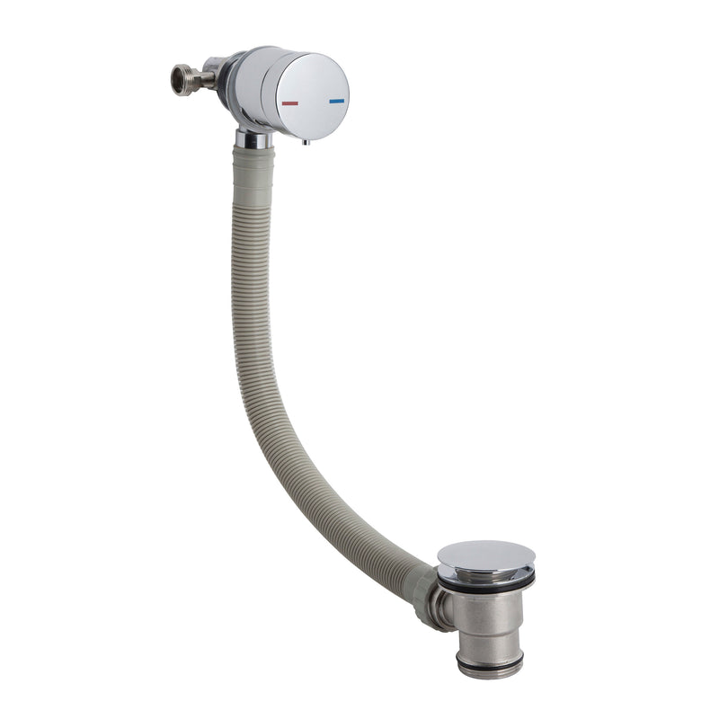 Nuie Freeflow Bath Filler Chrome (E301)