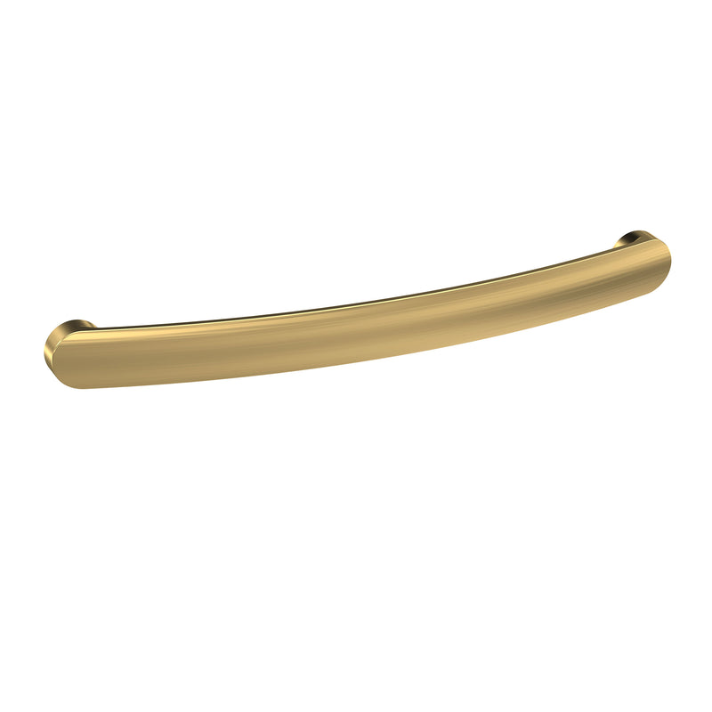 Nuie Furniture D Handles (All Sizes) in 210mm Brushed Brass (H191)