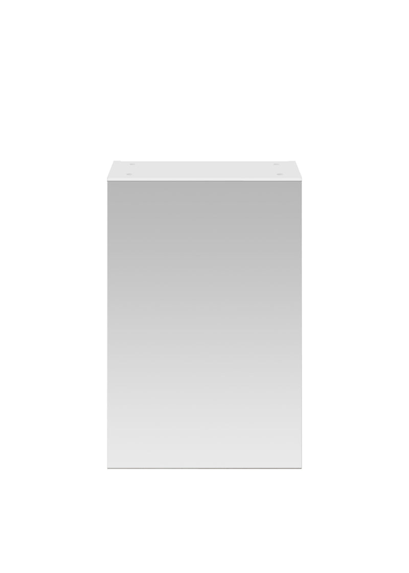 Nuie Fusion 450mm Wall Hung Mirror Cabinet in Gloss White (OFF116)