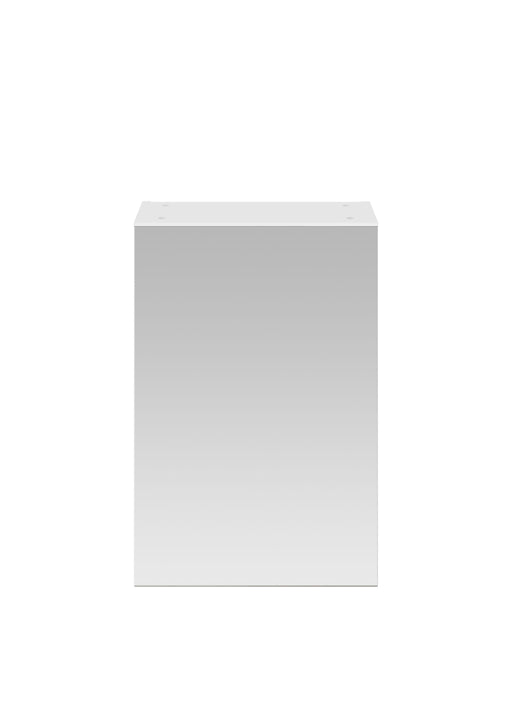 Nuie Fusion 450mm Wall Hung Mirror Cabinet in Gloss White (OFF116)