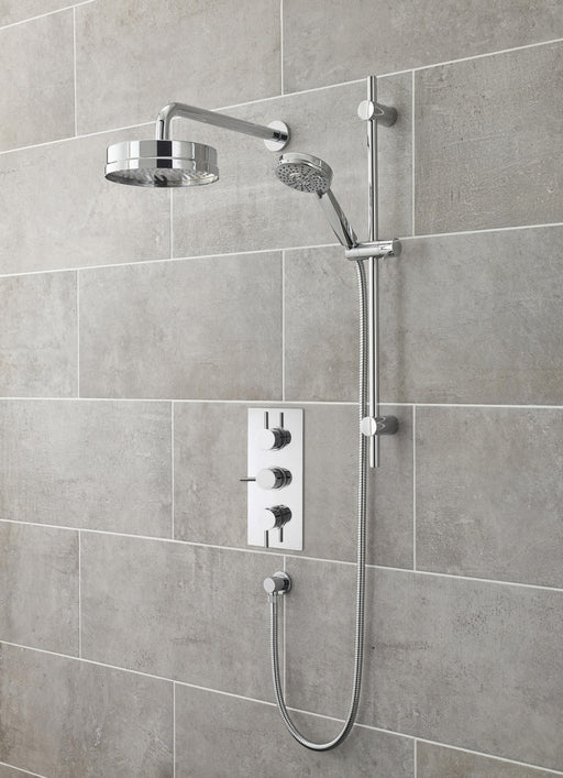 Nuie Chrome Fixed Shower Head lifestyle image