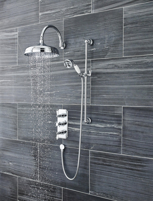 Nuie Chrome Fixed Shower Head lifestyle image