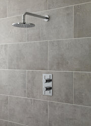 Nuie Chrome Fixed Shower Head lifestyle image