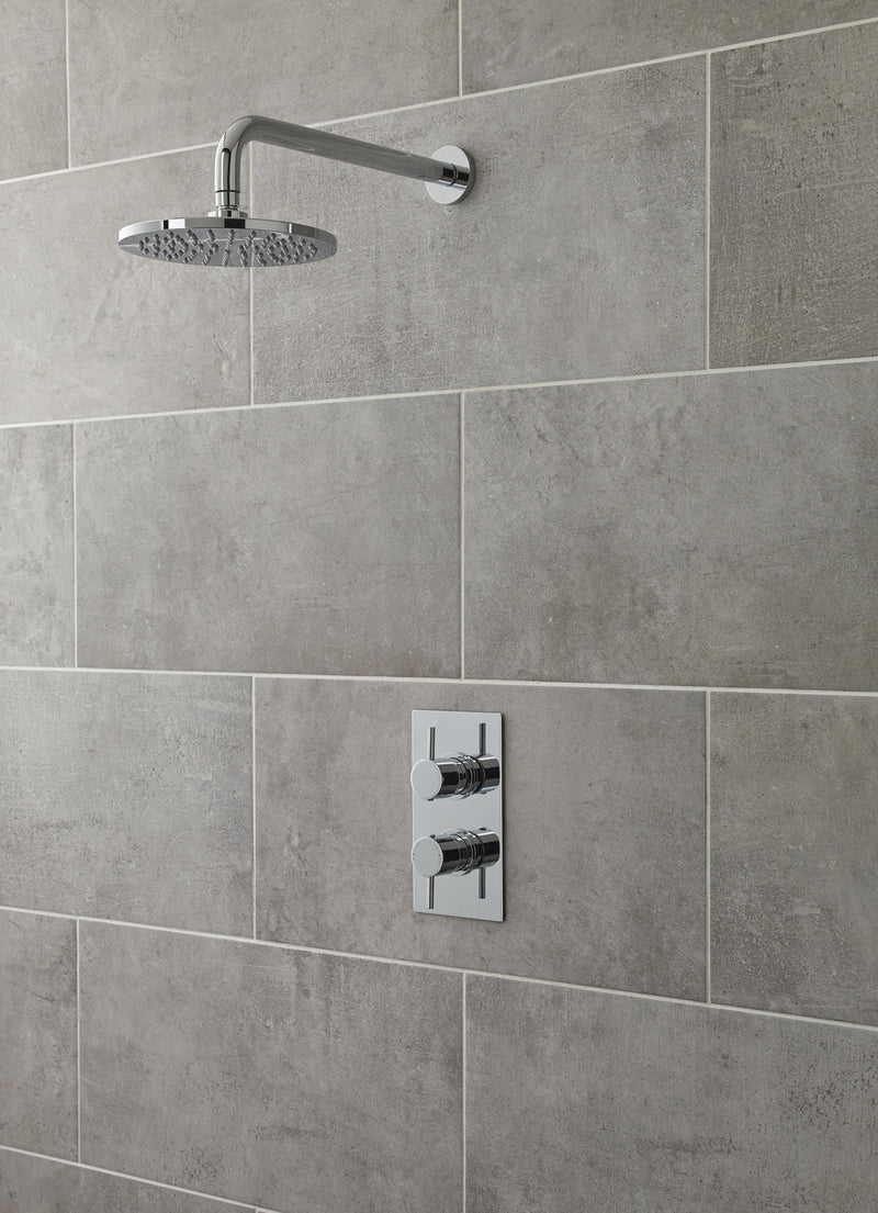 Nuie Chrome Fixed Shower Head lifestyle image