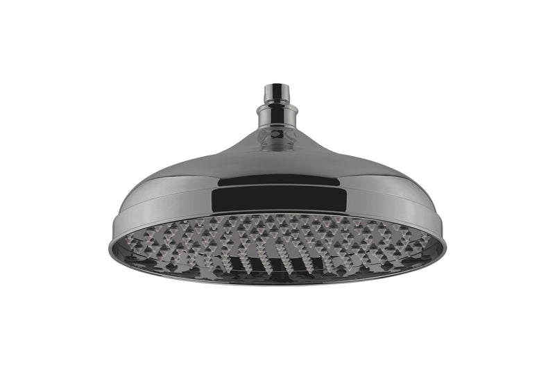 Nuie Brushed Pewter 300mm Fixed Shower Head — HEAD716