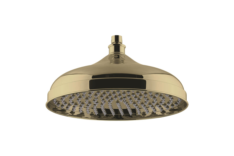 Nuie Brushed Brass 300mm Fixed Shower Head — HEAD816