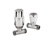 Nuie Chrome Straight Radiator Valve Pack — HT325
