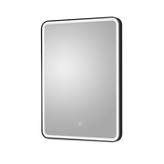 Nuie Hydrus Black framed LED touch sensor mirror 700 x 500mm