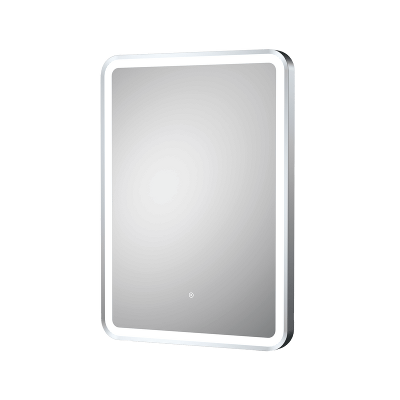 Nuie Hydrus Chrome framed LED touch sensor mirror 700 x 500mm