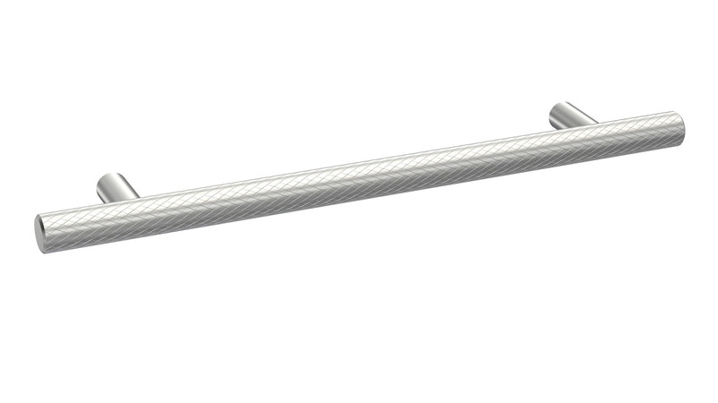 Nuie Knurled Bar Furniture Handles (All Sizes) in 160mm Chrome (H011)