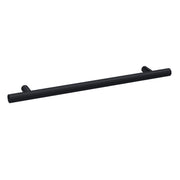 Nuie Knurled Bar Furniture Handles (All Sizes) in 192mm Matt Black (H022)