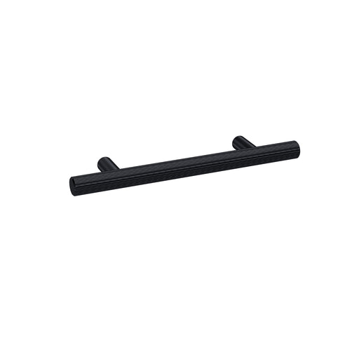 Nuie Knurled Bar Furniture Handles (All Sizes) in 96mm Black (H020)