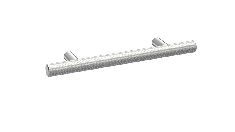 Nuie Knurled Bar Furniture Handles (All Sizes) in 96mm Chrome (H010)