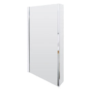 Nuie L-Shaped Bath Screen - Chrome Fixed