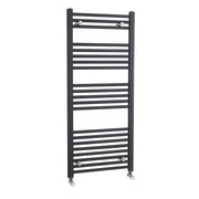 Nuie Ladder Anthracite 1150 x 500mm vertical heated towel rail