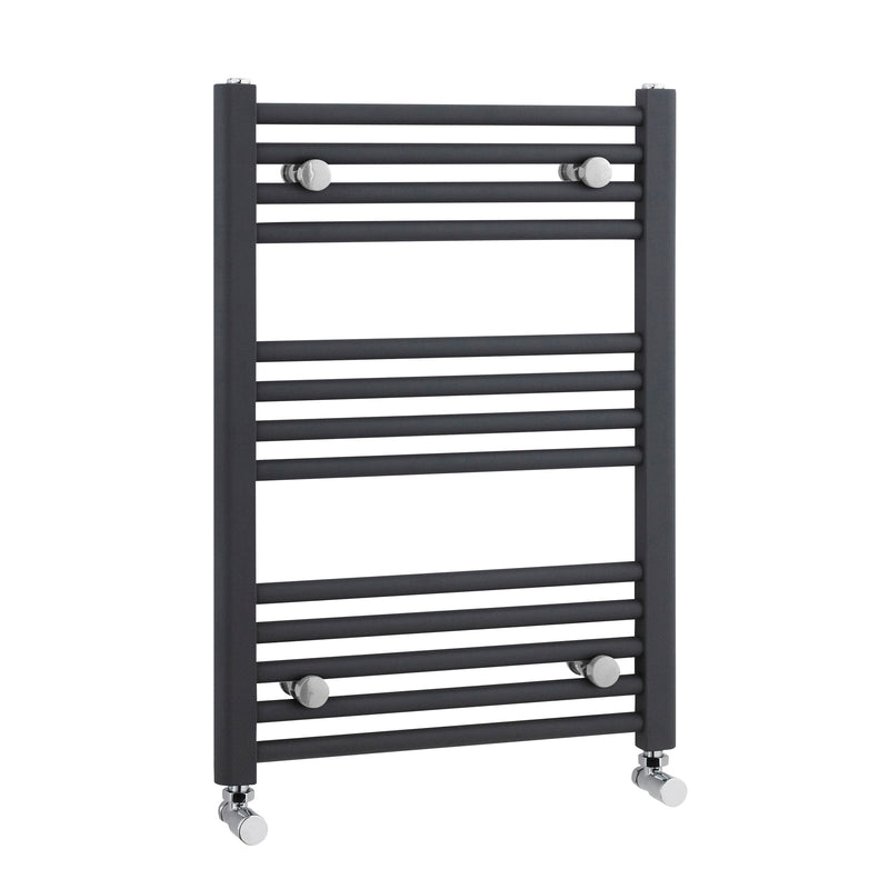 Nuie Ladder Anthracite 700 x 500mm vertical heated towel rail