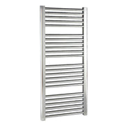 Nuie Ladder Chrome 1150 x 500mm vertical heated towel rail