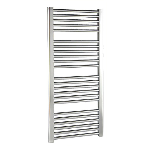 Nuie Ladder Chrome 1150 x 500mm vertical heated towel rail