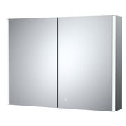Nuie Leda 800 x 600mm Mirror Cabinet with Demister & Shaver Socket (LQ094)