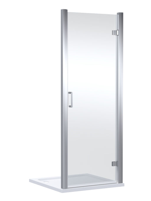 Nuie Lucie Hinged Shower Door 800mm - Chrome