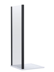 Nuie Lucie Shower Enclosure Side Panel 1000mm - Matt Black