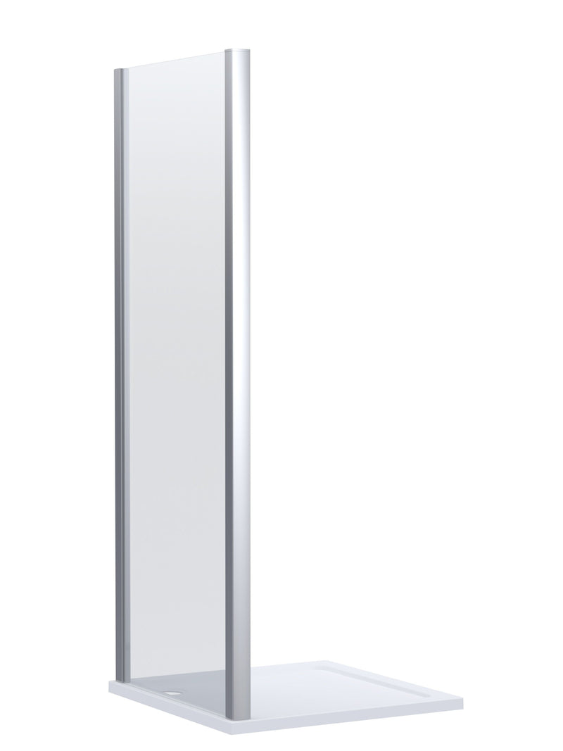 Nuie Lucie Shower Enclosure Side Panel 800mm - Chrome
