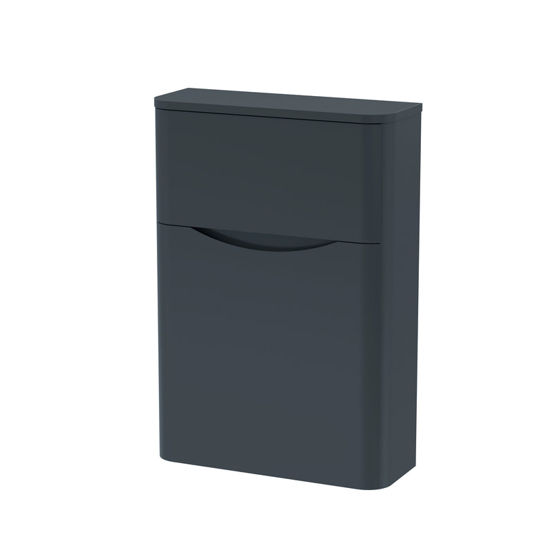 Nuie Lunar 550mm floor standing WC unit in Soft Black