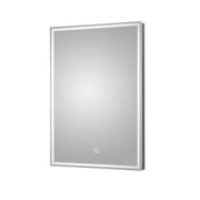 Nuie Lyra 500x700mm silver LED touch sensor mirror