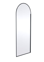 Nuie Matt Black Reversible Wetroom Screen - 800mm