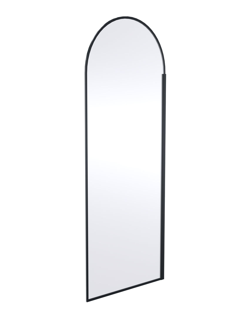 Nuie Matt Black Reversible Wetroom Screen - 800mm