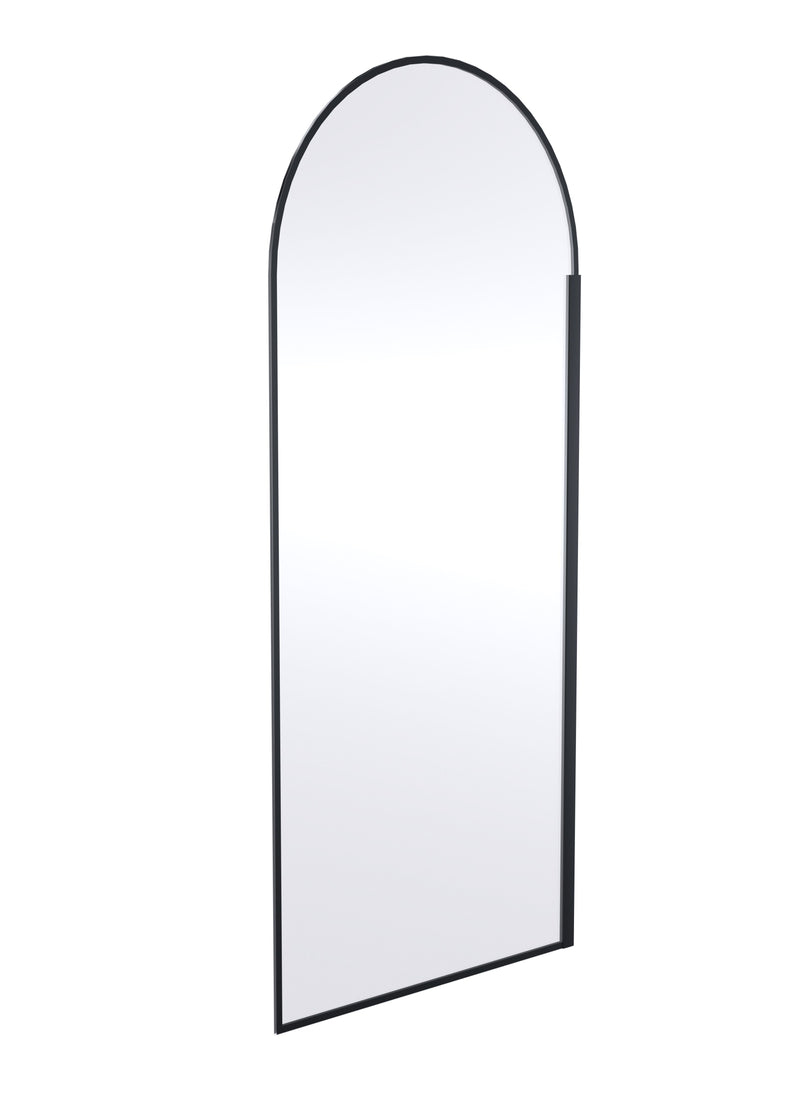 Nuie Matt Black Reversible Wetroom Screen - 900mm